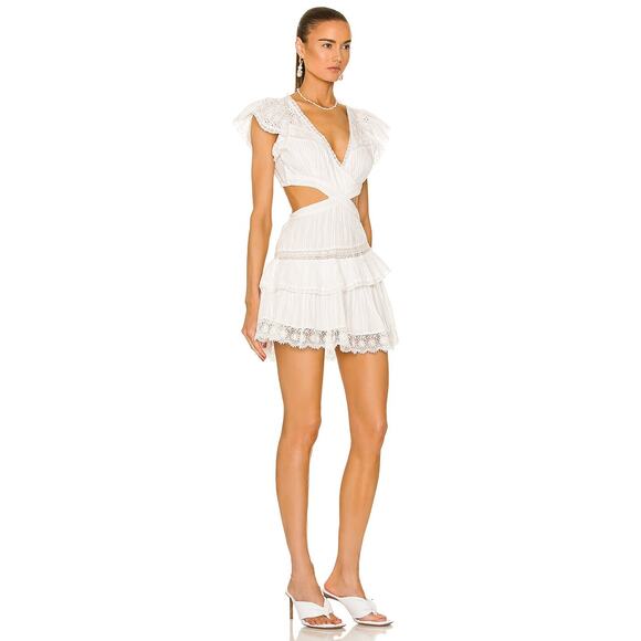 LoveShackFancy Audrina Dress True White - Picture 5 of 12